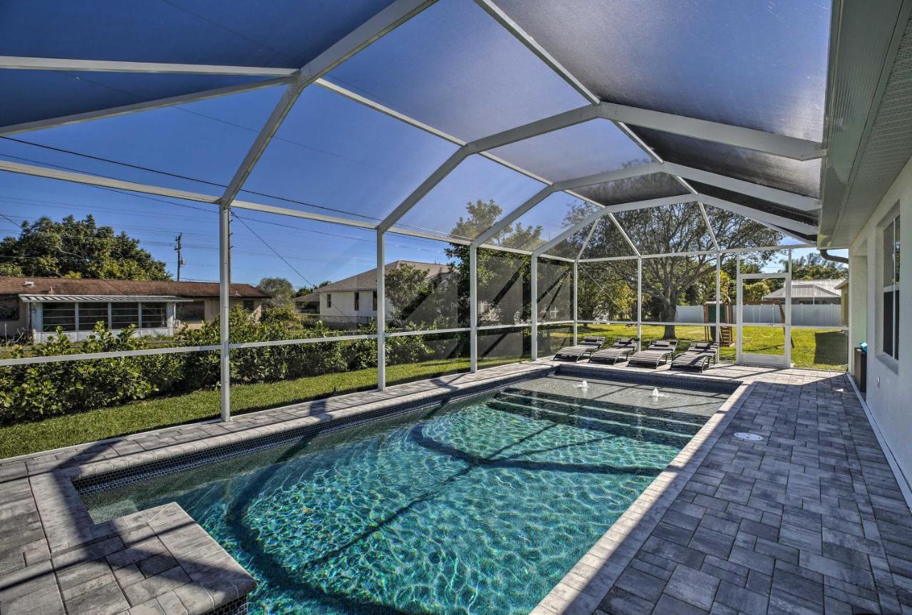 Modern Home With Heated Pool, 3 Mi To Beach Cape Coral Eksteriør billede