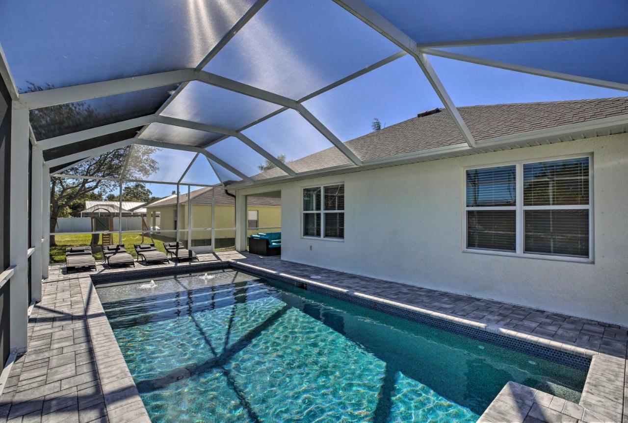 Modern Home With Heated Pool, 3 Mi To Beach Cape Coral Eksteriør billede
