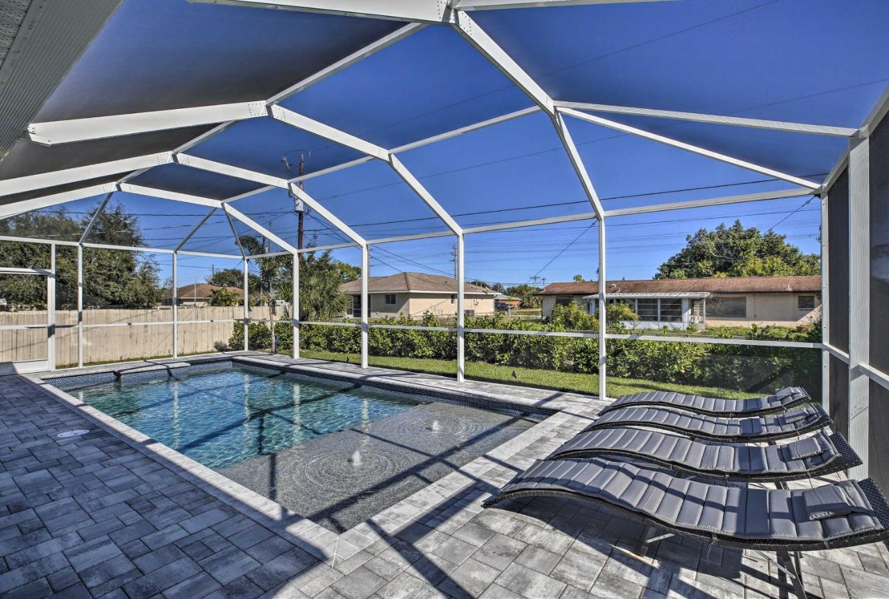 Modern Home With Heated Pool, 3 Mi To Beach Cape Coral Eksteriør billede